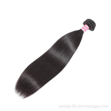 Full Cuticle Aligned Silky Straight 4 Bundles Brazilian Hair Bundles 100% Virgin Human Hair Extensions